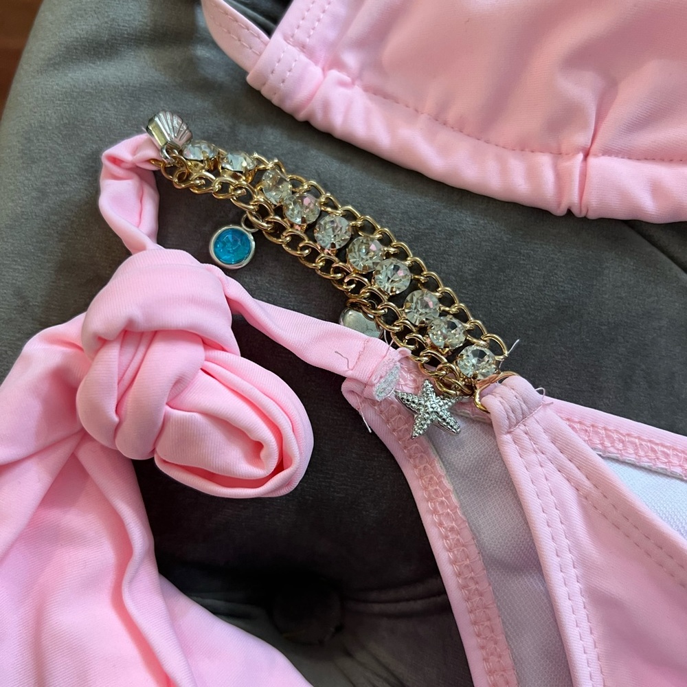 Pink sparkle bikini - Picture 4 of 5